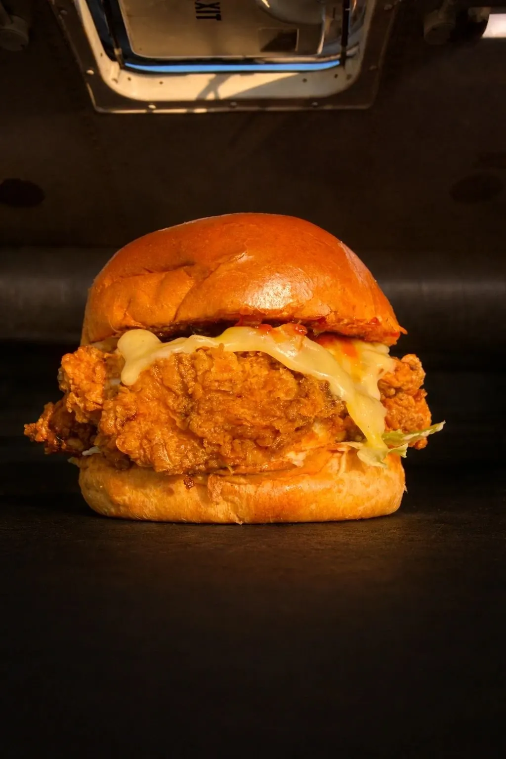 Bristol street food legends: the Burger Bus fried chicken burger