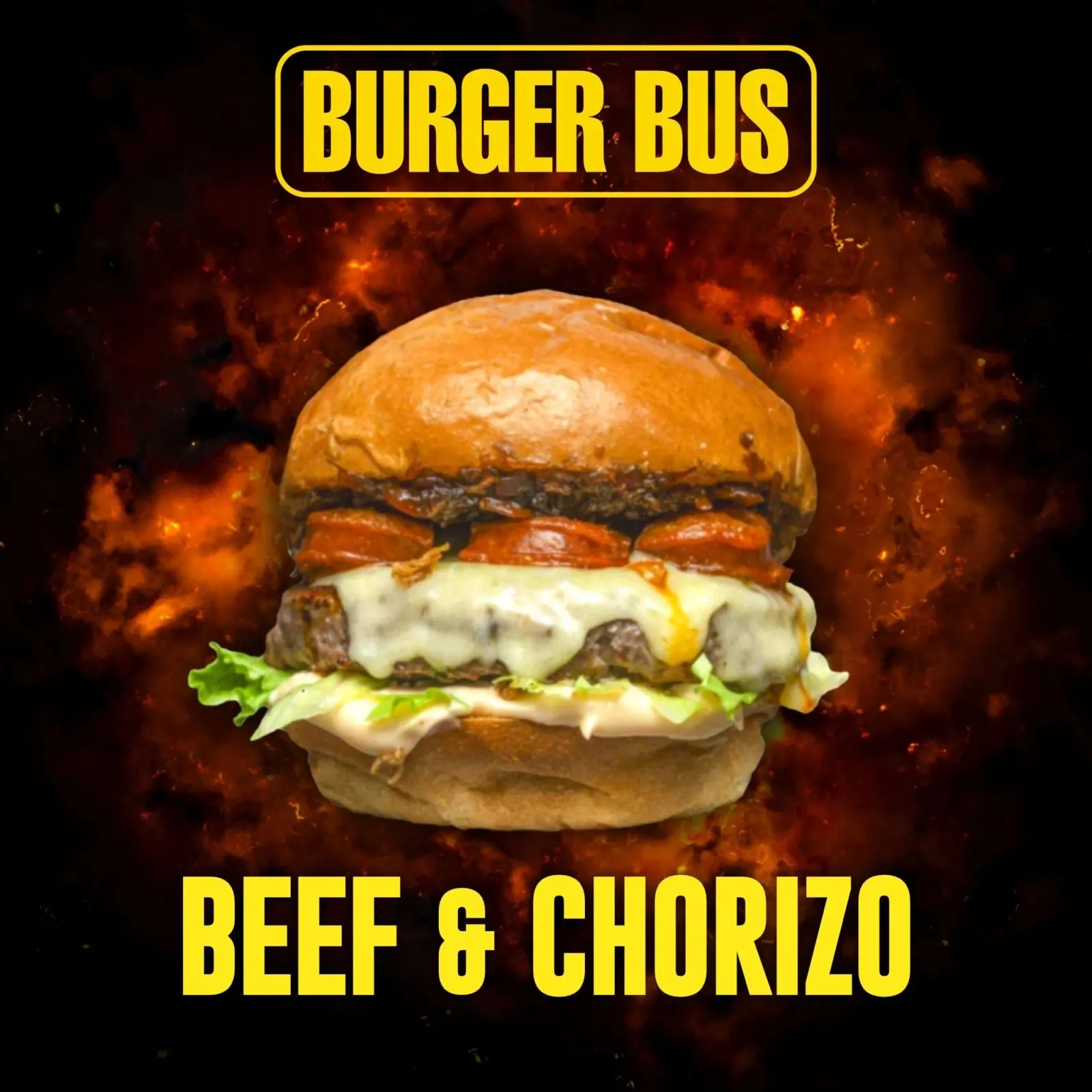 Beef & chorizo burger