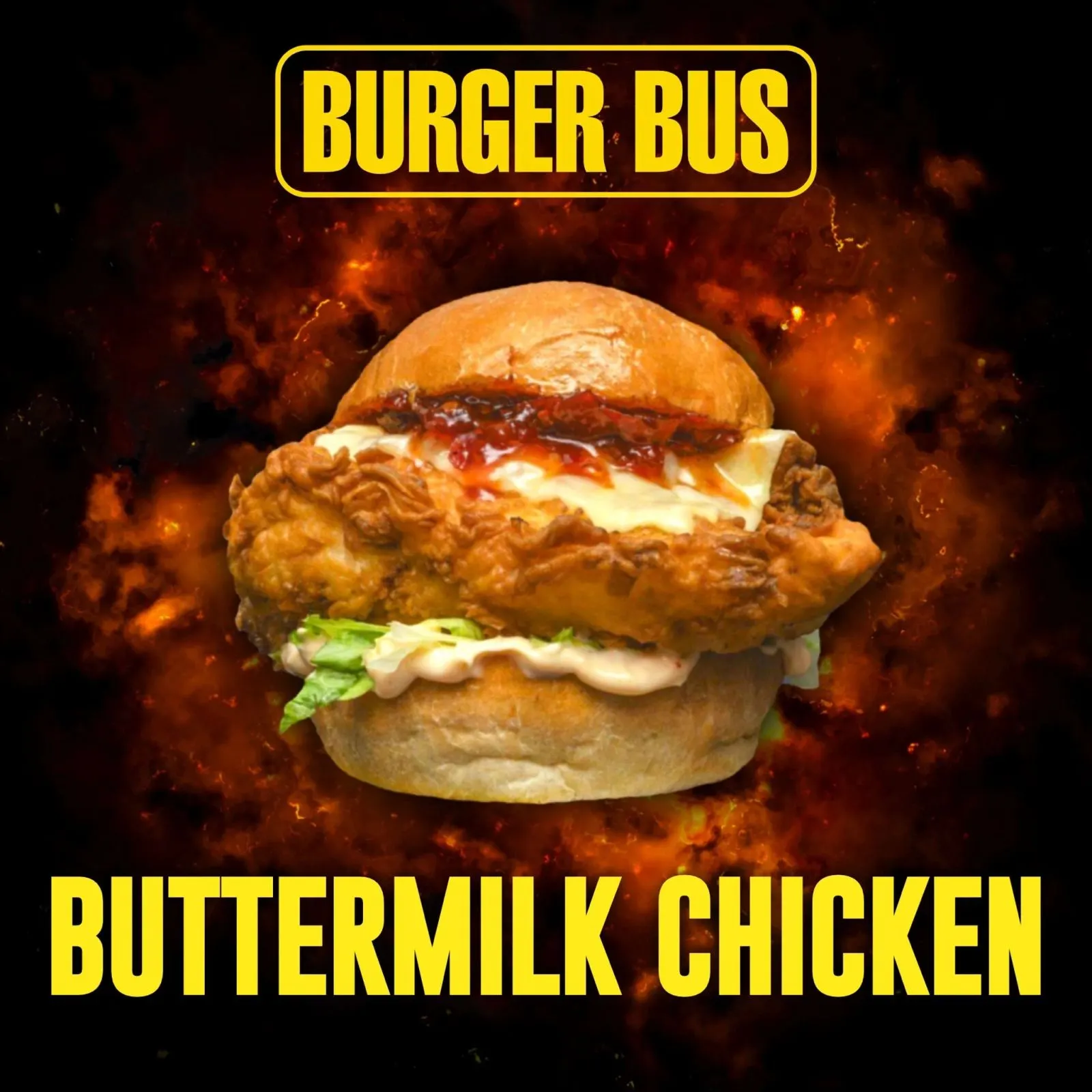 Buttermilk chicken burger