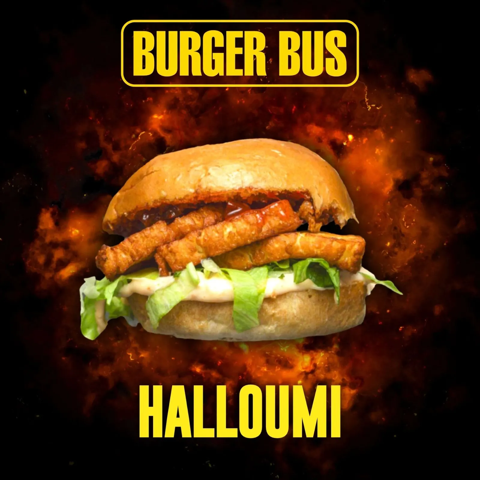 Halloumi burger
