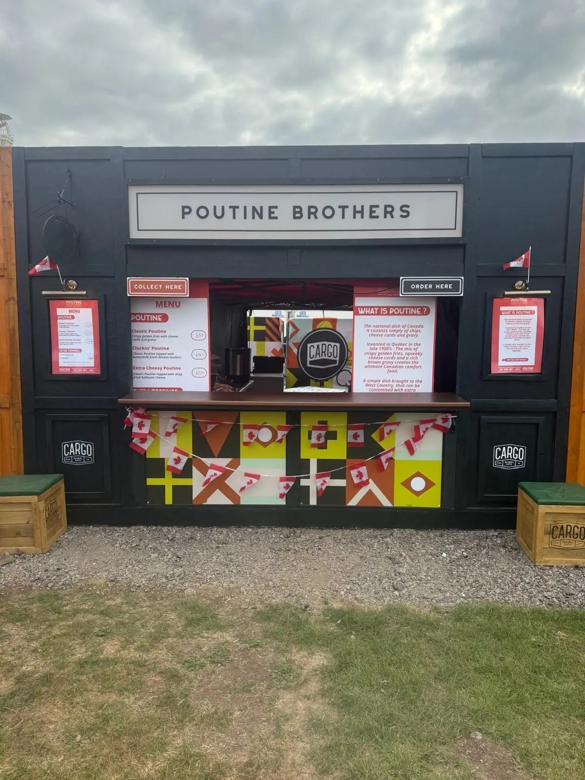 Poutine Brothers stall